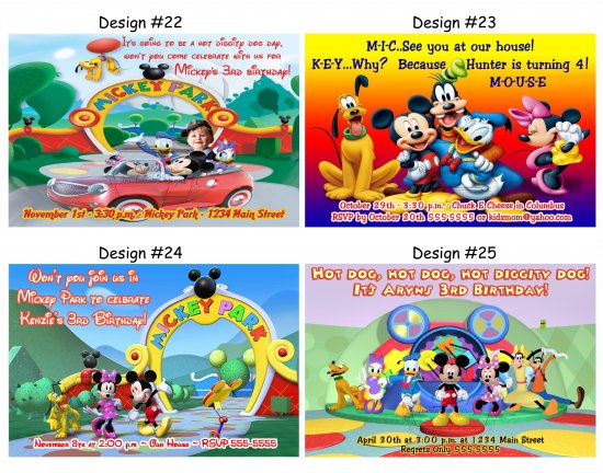 Mickey+mouse+clubhouse+birthday+invitations+personalized
